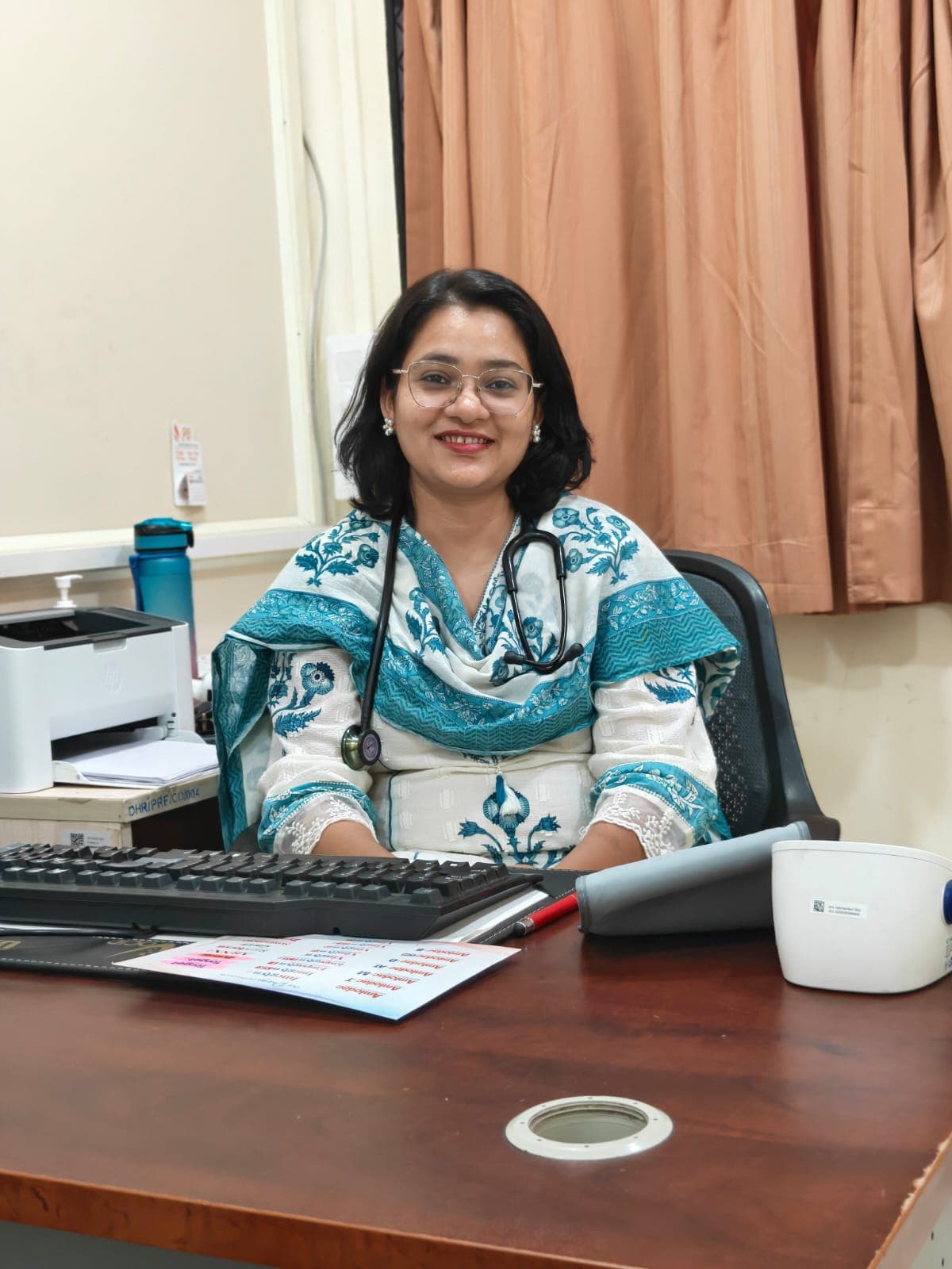 Dr. Bhagyashree Patil at her clinic
